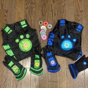Kids Wild Kratts Creature Power Suit Costume Set - Green and Blue